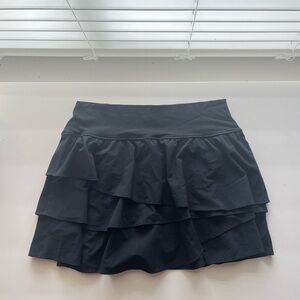 Black Aerie Tennis Skort